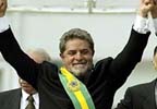 Luiz Incio 'Lula' da Silva se convirti en el 39 presidente de Brasil, prometi acabar con el hambre del pas y crear empleo. 