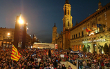 Celebraciones en la Plaza del Pilar