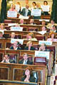 Pancartas en el Congreso contra la derogacin del trasvase