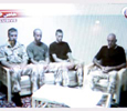 Los soldados britnicos en unas imgenes de la televisin iran