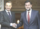 Sexto encuentro Rodriguez  Zapatero y Rajoy