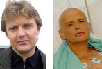 Alexander Litvinenko antes y despus de ser envenenado