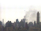 Vista del  "skyline" de Manhattan tras el siniestro