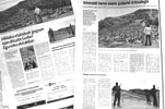 Informaciones de los diarios "Gara"  y  "Berria" sobre el mensaje de ETA .