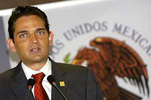 El secretario mexicano de Gobernacin, Juan Camilo Mourio