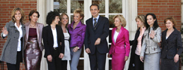 Zapatero y sus nueve ministras