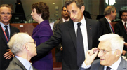 El presidente francs durante la cumbre de la Unin Europea donde se trat el tema de los gitanos