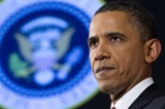Obama, durante la intervencin  para explicar la situacin de la misin militar en Libia.