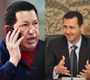 Hugo Chavez y Bashar al Assad