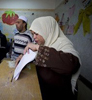 Una ciudadana egipcia votando en el referndum del 19 de marzo.