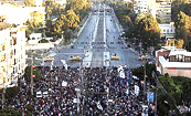 Manifestaciones en El Cairo.