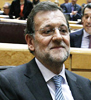 El presidente del Gobierno, Mariano Rajoy, asiste en el Senado a la sesin de control al Gobierno.