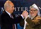 Simon Peres y Yasir Arafat abrieron un pequeo resquicio a la esperanza.