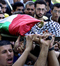 Entierro de uno de los 6 jovenes palestinos, abatidos en Gaza por el ejercito israel