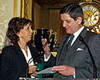 Ana Mara Vidal , vicepresidenta de la Fundacin Vctimas del Terrorismo, recogi  en el Senado francs el Premio