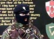 Un miembro del IRA, durante un acto pblico en Irlanda del Norte