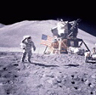 Neil Armstrong fotografiado desde el Apolo XI