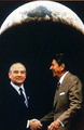 Gorvachov y Reagan,  y el mundo en sus manos