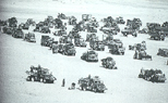 Tanques en el desierto