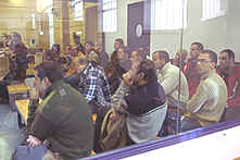Imagen de los acusados durante el juicio