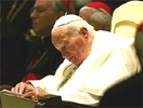 Juan Pablo II, el 16 de octubre de 2003