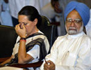 Sonia Gandhi y el Manmohan Singh
