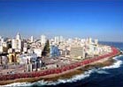 La gran "marcha roja" por el Malecn de La Habana