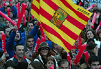 Los ciudadanos de Zaragoza, ms de 50.000 segn la delegacin de gobierno, se echaron a la calle.