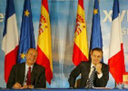Chirac y Zapatero en Zaragoza