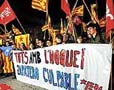 Unas 500 persona spidieron la independencia en Barcelona.