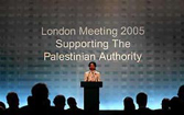 Condoleezza Rice habla ante la "Conferencia de Londres"