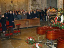 Los Principes de Asturias en el funeral de los 18 jvenes