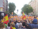 Una imagen de la concentracin en Madrid. 