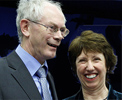 Herman Van Rompuy y Chaterine Ashton