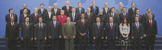 Foto oficicial de la cumbre del G-20 en Pittsburg