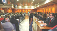 Interior de la sala donde se celebra el juicio de "caso Malaya"