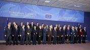 Foto de familia de los jefes de Estado y de Gobierno de la UE