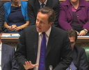 El primer ministro britnico, David Cameron, en su declaracin ante el Parlamento britnico