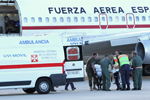 Los heridos en Ludina repatriados. Imagen de MDE