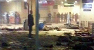 Imagen del aeropuerto tras el atentado