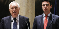 Jos Manuel Soria junto al ministro de Exteriores, Jos Manuel Garca-Margallo - Foto: Reuters