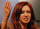 Cristina Ferndez, presidenta de Argentina