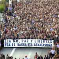Multitudinarias manifestaciones anti ETA, en el Pais Vasco