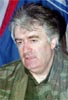 Primer plano del lder serbobosnio Radovan Karadzic