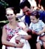 Elena , su marido y sus hijos Froilan y Victoria