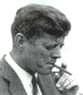 JFK en una imagen distendida tomada en 1962