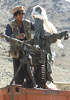 Un combatiente de la Alianza del Norte, ayer en Bagram