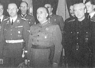 Franco, Ramn Serrano Suer y Heinrich Himmler, el jefe de la polica nazi (izquierda). 