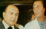 Martnez Burdu, yerno de Franco y el Dr. Farias, a la izquierda