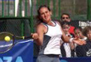 La tenista aragonesa Eva Bes, campeona de Espaa absoluta por segunda vez en 10 aos